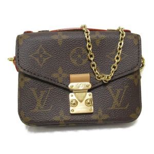 Louis Vuitton Micro Metis Shoulder Bag Brown Coated Canvas